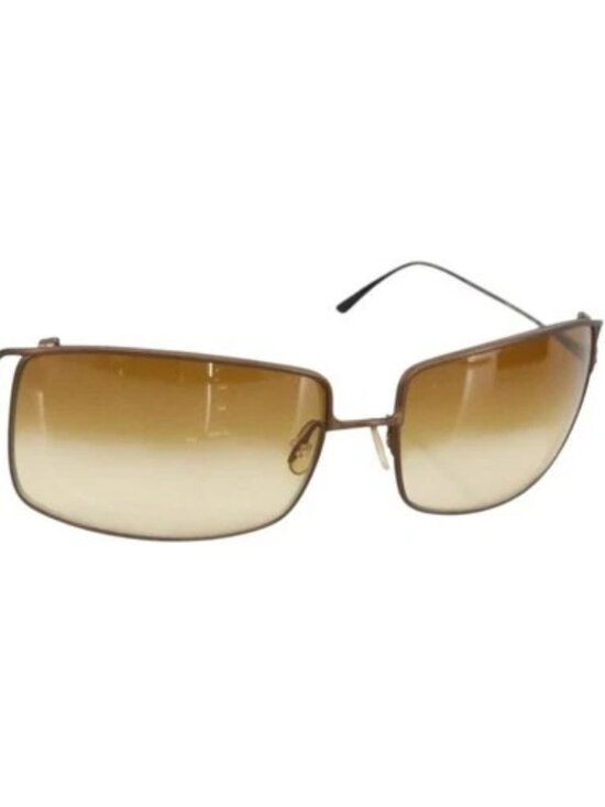 PRADA Sunglasses metal Brown Auth BA11431 main image 10
